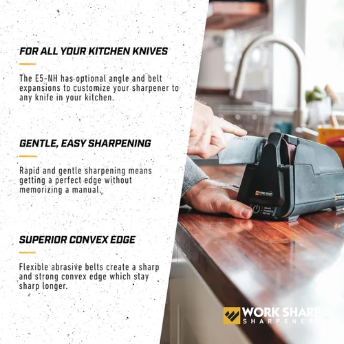 Miniatura 4 de Work Sharp Afilador de cuchillos de cocina eléctrico profesional E5 Culinary