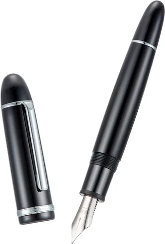 Miniatura 5 de Jinhao X159 - Juego de 4 bolígrafos estilográficos acrílicos de colores surtidos, tamaño 8, punta media, diseño clásico, pluma de escritura suave