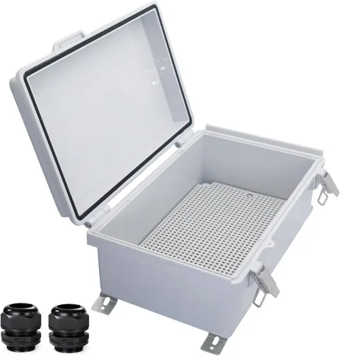 Miniatura 30 de Caja Eléctrica Impermeable a Prueba de Polvo Caja de Conexiones Resistente a la Intemperie IP67 Carcasa de Plástico ABS Caja de Proyecto