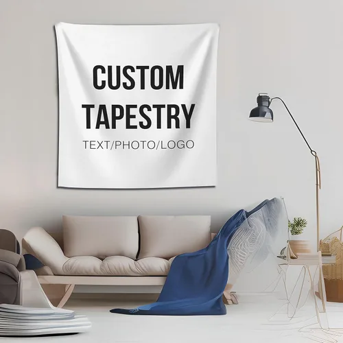 Miniatura 22 de Misnest Tapiz personalizado, fotos personalizadas, texto para el hogar, dormitorio, fiesta, sala de estar, telón de fondo, horizontal, 37 x 29