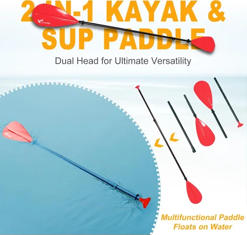 Miniatura 4 de Freein SUP Inflatable Stand Up Paddle Board with Kayak Seat,Paddle Boards for Adults 10'/10'6”/11', Accessories sup Pump Adaptor,sup Kayak Paddle