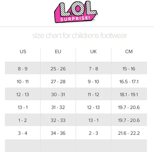 Miniatura 6 de LOL Surprise Sandalia para niña sandalia con MC Swag Bling Queen y más talla de niño 8-9 a talla de niños 1-2 a partir de 3 años