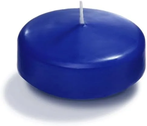 Miniatura 100 de yummi Caja de 18 velas flotantes color rojo rubí de 3 pulgadas