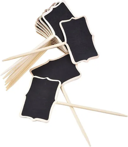 30 piezas de mini rotuladores de madera para jardín, letreros de estaca, etiquetas de estaca, etiquetas de plantas de estaca, marcadores de jardín,