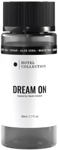 Aceite Difusor Colección Hotel - Sueña - Aceite Esencial de Fragancia de Aromaterapia - Té Blanco Brillante, Vainilla Dulce y Cedro Terroso - 50ML