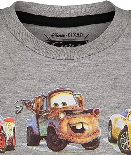 Miniatura 7 de Disney Pixar Cars Tow Mater Lightning McQueen - Paquete de 3 camisetas para bebés y niños grandes