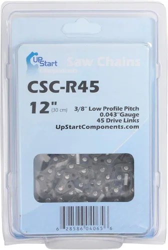 Miniatura 3 de UpStart Components 6-Pack 12-Inch Chainsaw Chain Replacement for Dewalt DCCS620B - (12", 3/8", .043", 45 Drive Links)