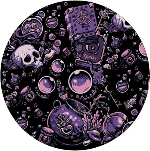 Miniatura 3 de Witch's Essentials Pattern Witchy Design Halloween PopSockets PopSockets intercambiables PopGrip