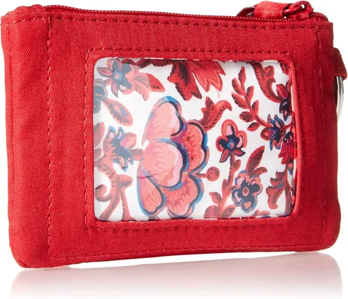 Miniatura 2 de Combo de funda de identificación con cremallera de algodón para mujer y cordón