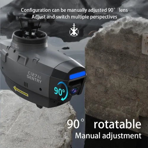Miniatura 5 de RC ERA C127AI Helicóptero RC para Adultos, Hormiga Negra de 4 Canales con Motores Sin Escobillas de Control Remoto, Vehículo Aéreo No Tripulado