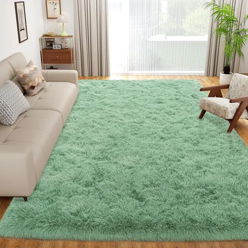 Miniatura 147 de Dssimo - Alfombra superesponjosa para la habitación, alfombra de área moderna, pequeña, suave y acogedora de felpa para niños, niñas y adolescentes