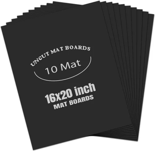 Miniatura 6 de Tableros para fotos sin cortar de 5 x 7, color negro, paquete de 15 Tableros de respaldo mate ideales para marcos, impresiones, obras de arte