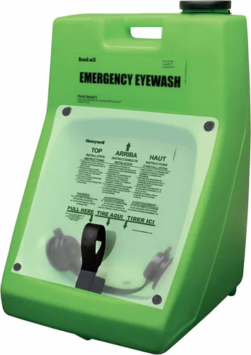 Honeywell Safety Products Fendall Porta Stream I, II y III - Estación de lavado de ojos de emergencia, longitud de la cubierta antipolvo, 14-1/2