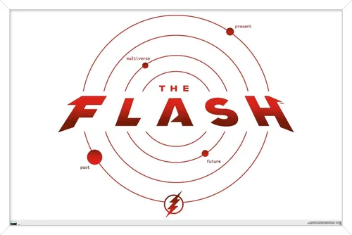 Miniatura 15 de Trends International DC Comics Movie The Flash - Póster de pared de la línea de tiempo Versión con marco dorado