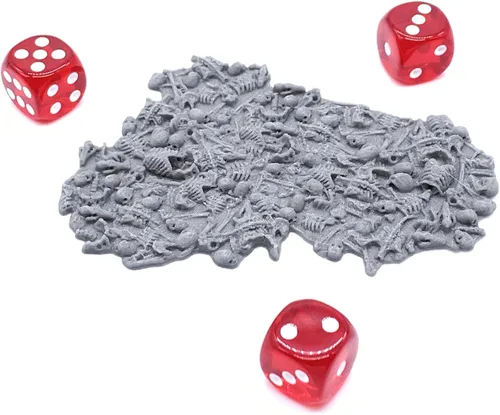 Miniatura 2 de EnderToys Bone Piles by Printable Scenery, 3D Impreso RPG Scenery y Wargame Terrain 1.102 in Miniaturas