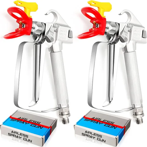 SG02 Pistola de pintura sin aire de alta presión 3600PSI 517 Junta giratoria de punta para bomba pulverizador piezas accesorios (2 juegos)