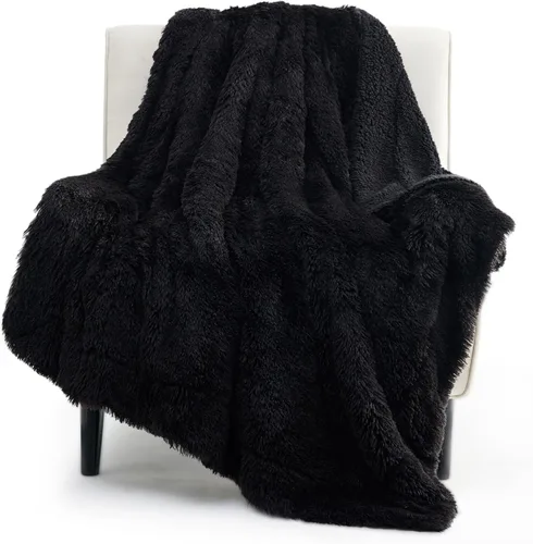 Miniatura 46 de Bedsure GentleSoft Manta de Tiro de Piel Sintética Esponjosa y Suave para Sofá, Forro Polar Sherpa Suave Regalos Acogedores para Mujeres, Manta