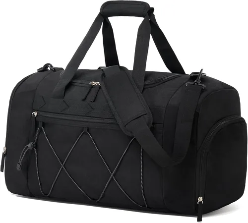 Vorspack Bolsa de gimnasio para hombres 21 pulgadas bolsa de viaje bolsa de lona para gimnasio, deportes, viajes, fin de semana, natación durante