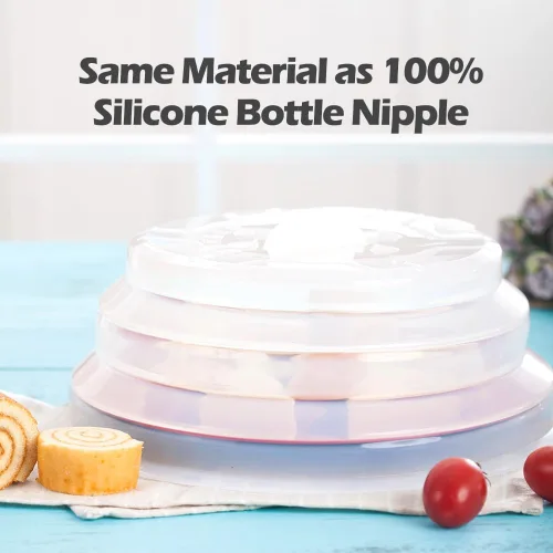Miniatura 2 de Cubierta de microondas para alimentos, cubierta de silicona para salpicaduras de microondas, aptas para lavavajillas, fundas para microondas