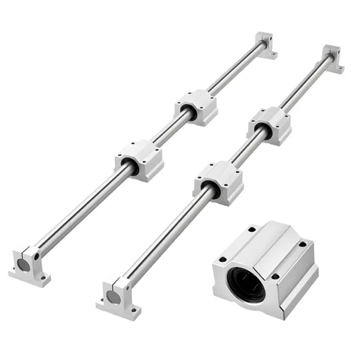 Miniatura 10 de VEVOR Riel Lineal Deslizante SFC16-1000mm 2 PIEZAS 39.4 in/1000mm Rieles de Guía SFC16 4 PIEZAS Bloques de Deslizamiento SC16 4 PIEZAS Soportes