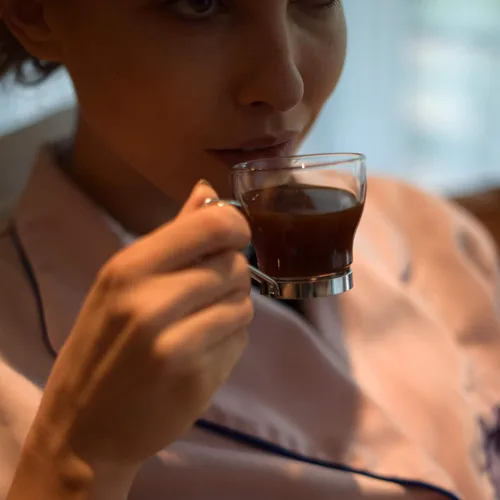 Miniatura 7 de Bormioli Rocco Verdi - Taza de café expreso con mango de acero inoxidable, juego de 4, caja de regalo, 3.5 onzas