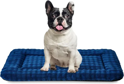 Miniatura 19 de Tapete de cama para mascotas, para gatos y perros pequeños, lavable y suave para mascotas, tapete para dormir con patrón de burbujas 3D, morado