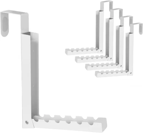 Miniatura 19 de Ganchos sobre la puerta, Perchero extendido sobre la puerta con 11 crestas, Estante sobre la puerta que ahorra espacio, Ganchos de puerta para Negro