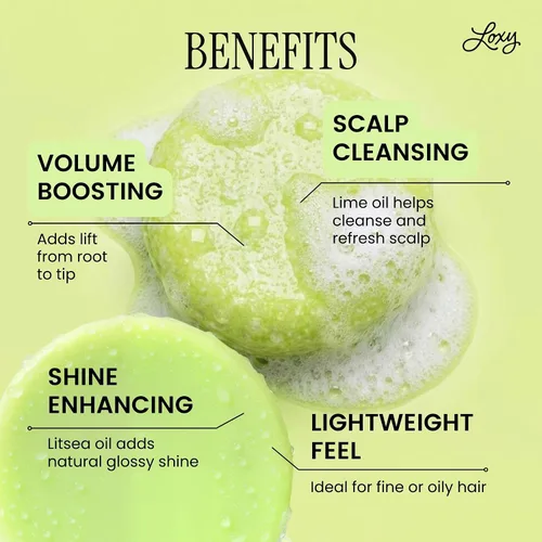 Miniatura 3 de Naturel Boost - Juego de champú y acondicionador voluminizador en barra con sal marina y aceite de lima, barra de champú voluminizadora para cabello