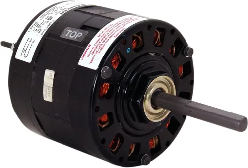A.O. Smith OMC6517 1/5 HP, 1075 RPM, 1 velocidad, 42 marcos, rotación CWLE, reemplazo directo OEM de eje de 1/2 pulgadas x 3-3/8 pulgadas