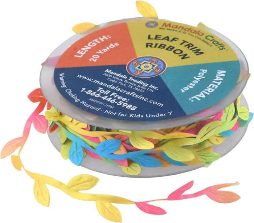 Miniatura 8 de Mandala Crafts Cinta de hojas azules para manualidades, guirnalda de hojas azules de 20 yardas para decoración de bodas, enredaderas artificiales