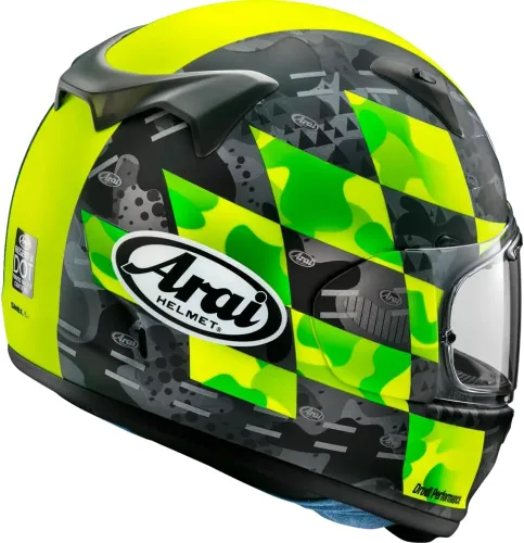 Miniatura 2 de Arai Helmets Regent-X - Casco de parche (tamaño grande, amarillo fluorescente mate)