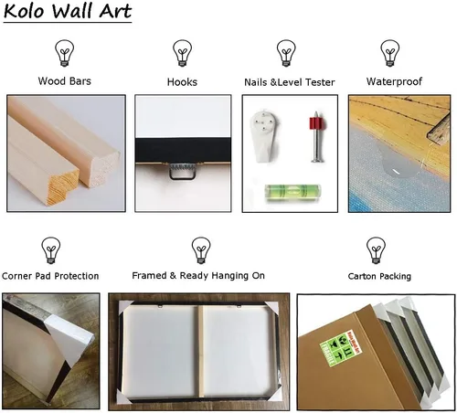 Miniatura 6 de KLVOS Arte de pared en blanco y negro, gran avión, impresión sobre lienzo para habitación de niños, decoración del hogar y la oficina, obra de arte
