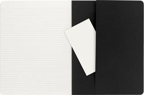 Miniatura 5 de Moleskine - Diario Cahier, cubierta blanda, grande (XL) con líneas, negro, 80 páginas (juego de 3)