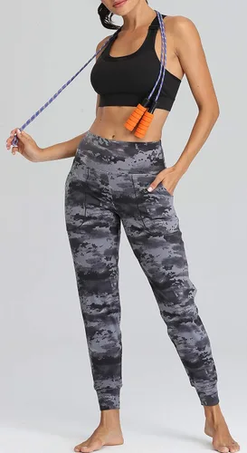 Miniatura 116 de Oalka - Pantalones deportivos para mujer, con cintura alta y bolsillos, para hacer deporte, yoga y entrenar