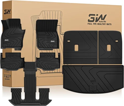 Miniatura 19 de 3W Alfombrillas de Piso Compatibles con Hyundai Tucson 2022-2025 2026 (No para Híbrido), Forros de Piso de Automóvil TPE para Todo Clima de Ajuste