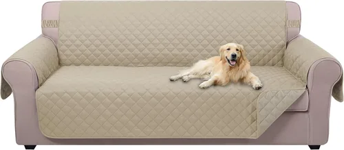 Miniatura 43 de U-NICE HOME Funda de sofá reversible para perros con correas elásticas, resistente al agua, protector de muebles para mascotas, funda de sofá
