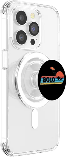 Miniatura 3 de Kitesurfer Kitesurfing Birthday Vintage 2010 born Kitesurf PopSockets MagSafe PopGrip for iPhone