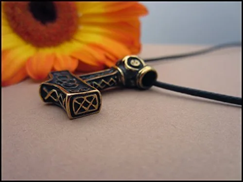 Miniatura 4 de Thors Hammer Necklace Pendant - Mjölnir Viking Norse Thor Hammer Pendant Viking Jewelry - Thor Necklace - Thor Gifts for Men - Viking Necklace for