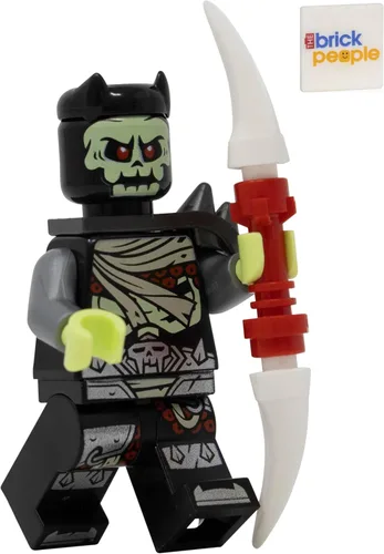Lego Ninjago Core: Minifigura Guerrero Hueso con Hoja de Hueso