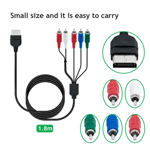 Miniatura 4 de Mcbazel HDTV de alta definición componente de TV compuesto AV Audio Video Cable para Classic Original Xbox sólo
