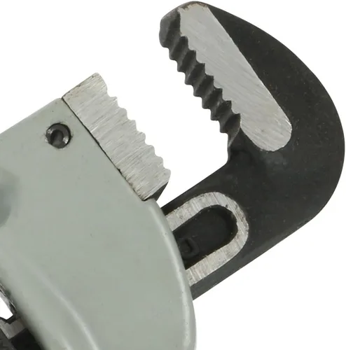 Miniatura 5 de uxcell Llave de tubo recta de mandíbula de gancho resistente con mango de aluminio de 8 pulgadas