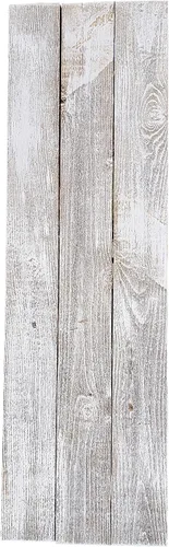 Miniatura 12 de Letrero de madera rústica envejecida DIY en blanco (gris envejecido, 11"x36")