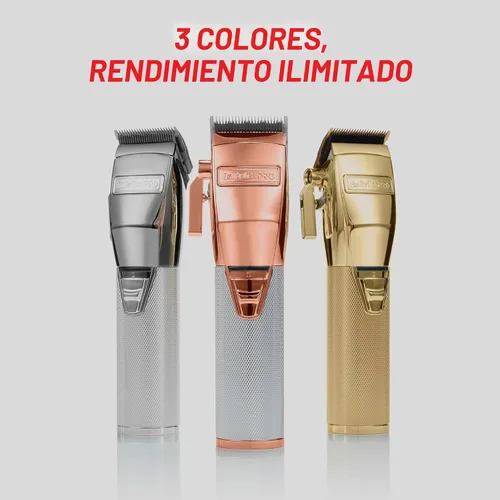 Miniatura 10 de BaBylissPRO FX+ - Cortapelos profesionales para barba para hombres, totalmente metálicos, batería de litio con 3 horas de duración
