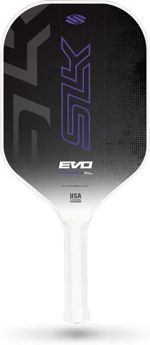 Selkirk Sport SLK Evo Pickleball Paletas | Evo Power, control e híbrido | Pala de pickleball de fibra de vidrio o fibra de carbono Power | Púrpura