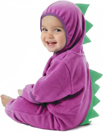 Miniatura 40 de Enterizo de vellón para bebé, rómper de una sola pieza con capucha para niños, ropa para exteriores, chaqueta infantil