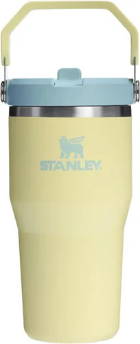 Miniatura 52 de Stanley IceFlow - Vaso con pajilla abatible con asa, de 20 onzas, tapa giratoria y popote abatible, botella de agua resistente a fugas, acero