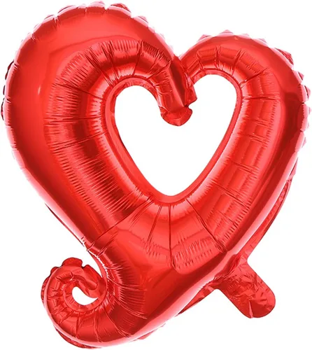 Miniatura 2 de Soochat Globos de corazón rojo, globo de helio de Mylar en forma de corazón para decoración de San Valentín, boda, fiesta, 10