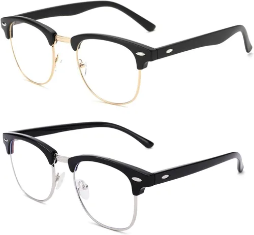 Miniatura 12 de Pro Acme Gafas de bloqueo de luz azul Semi Rimless Frame Filter Blue Ray Gafas de computadora