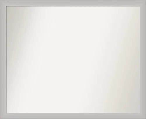 Miniatura 172 de Amanti Art Silver Bathroom Mirror for Over Sink, 24x49 Custom Made Marred Pewter Rectangle Vanity Mirror, Oversize Casual Wood Frame, Hangs Estaño
