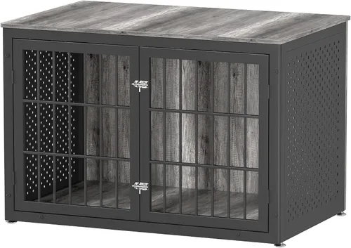 Miniatura 20 de rehomerance Jaula para Perros de Servicio Pesado de 26 Pulgadas para Perros Pequeños, Perrera de Metal para Perros con Alta Ansiedad, Jaula